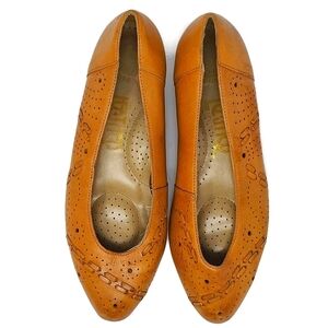 Leather Collection Soft Flexible Flats Size 7